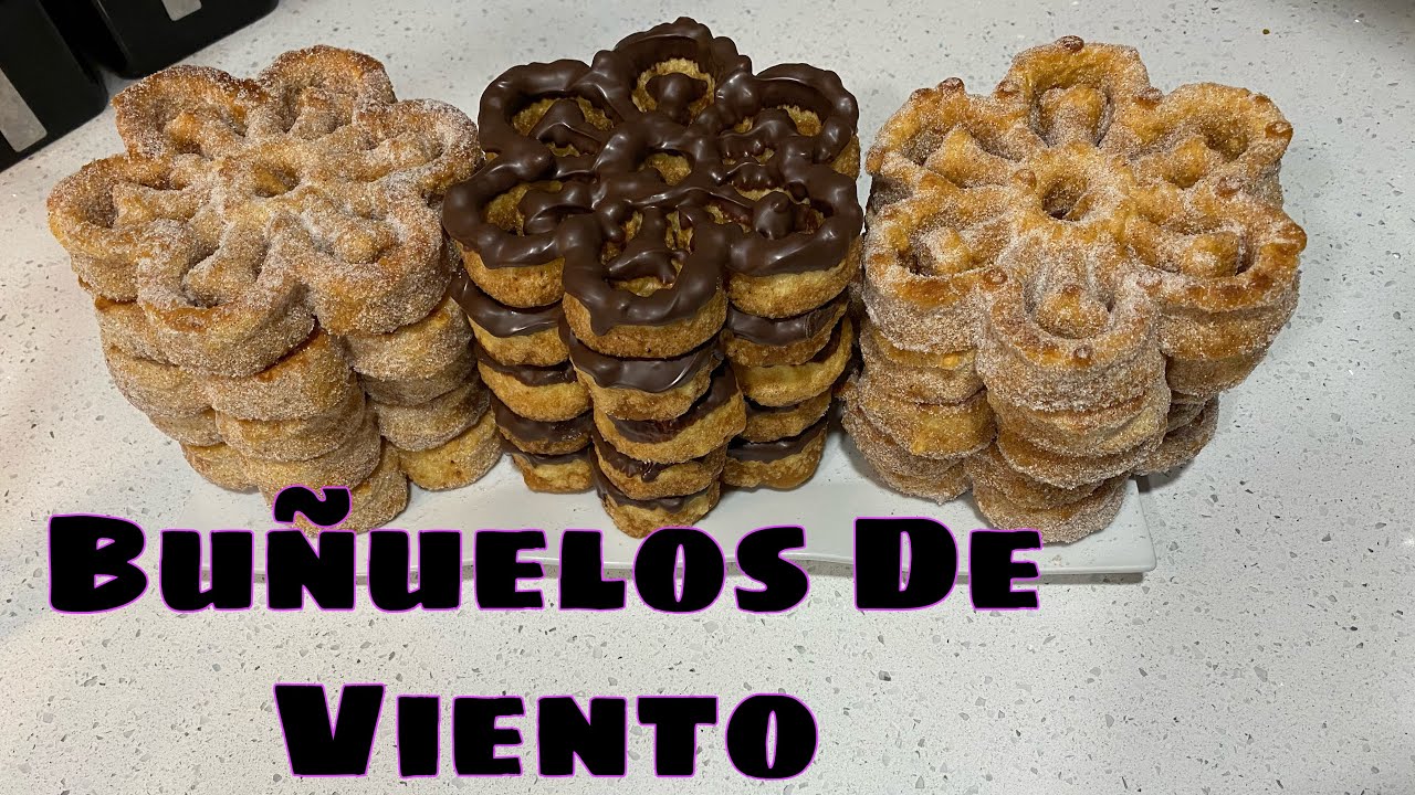 Buñuelos De Viento Cubiertos De Chocolate Receta fácil y procedimiento para que salgan ala primera