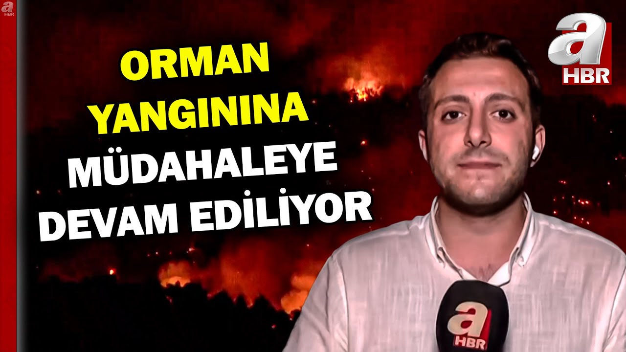 Bilecik'te Orman Yangını... A Haber Yanan Bölgede! | A Haber