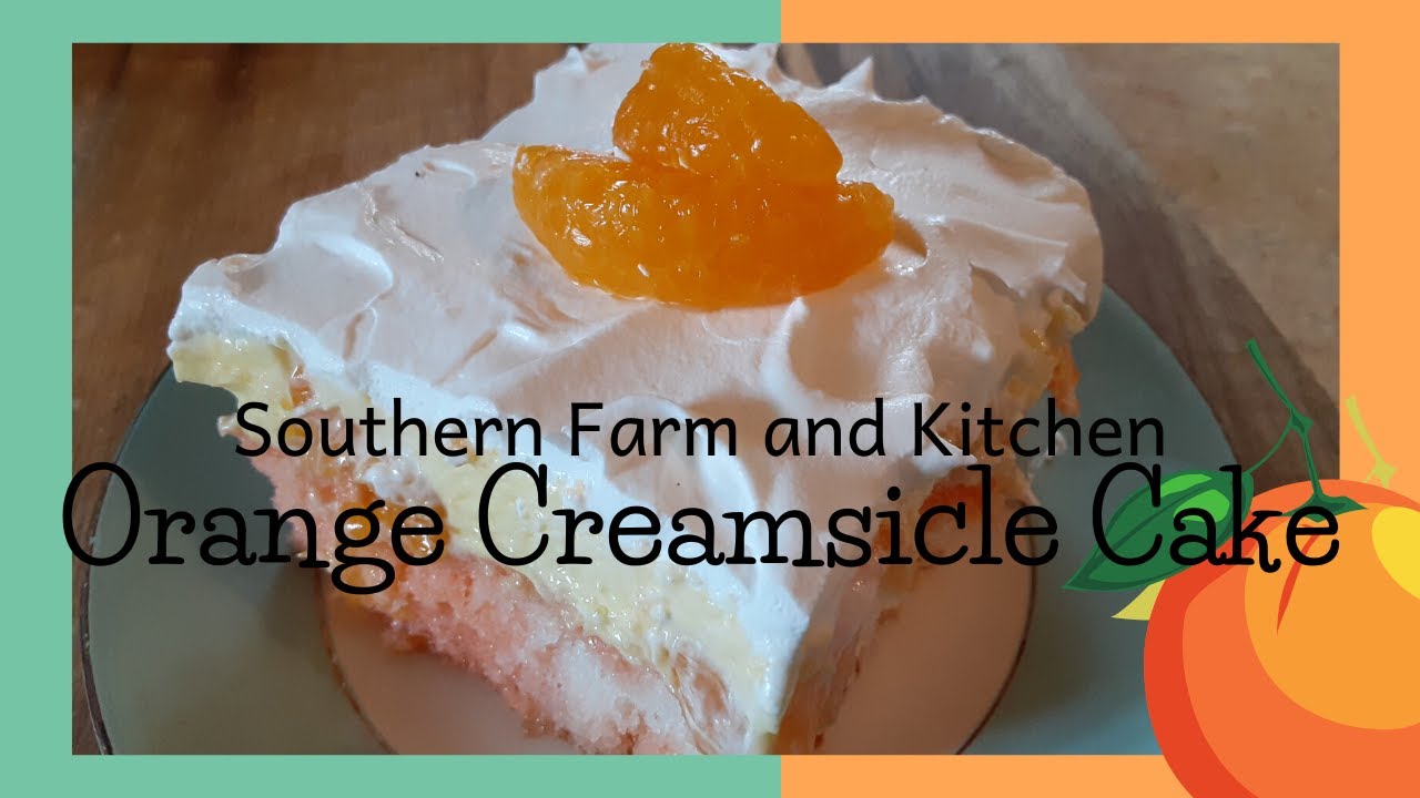 Orange Creamsicle Cake 🍊Cake Recipe  🍊 Summer Cakes 🍊 Orange Cake Recipe!