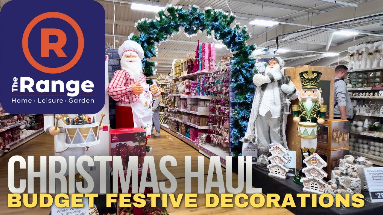 The Range Christmas Haul - Budget Festive Home Transformation