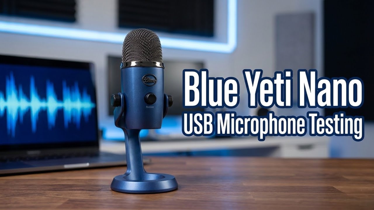 USB-микрофон Blue Yeti Nano | Тестирование звука