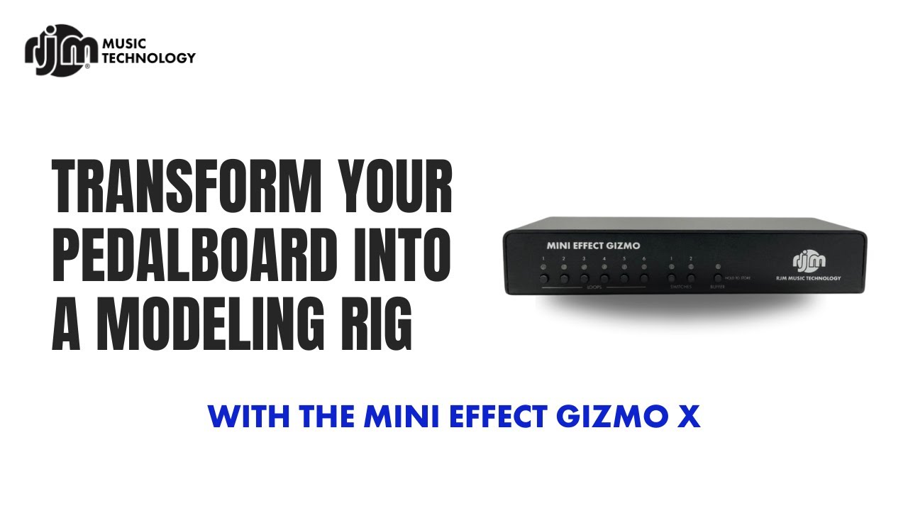 Превратите свой педалборд в стенд для моделирования с помощью Mini Effect Gizmo X от RJM