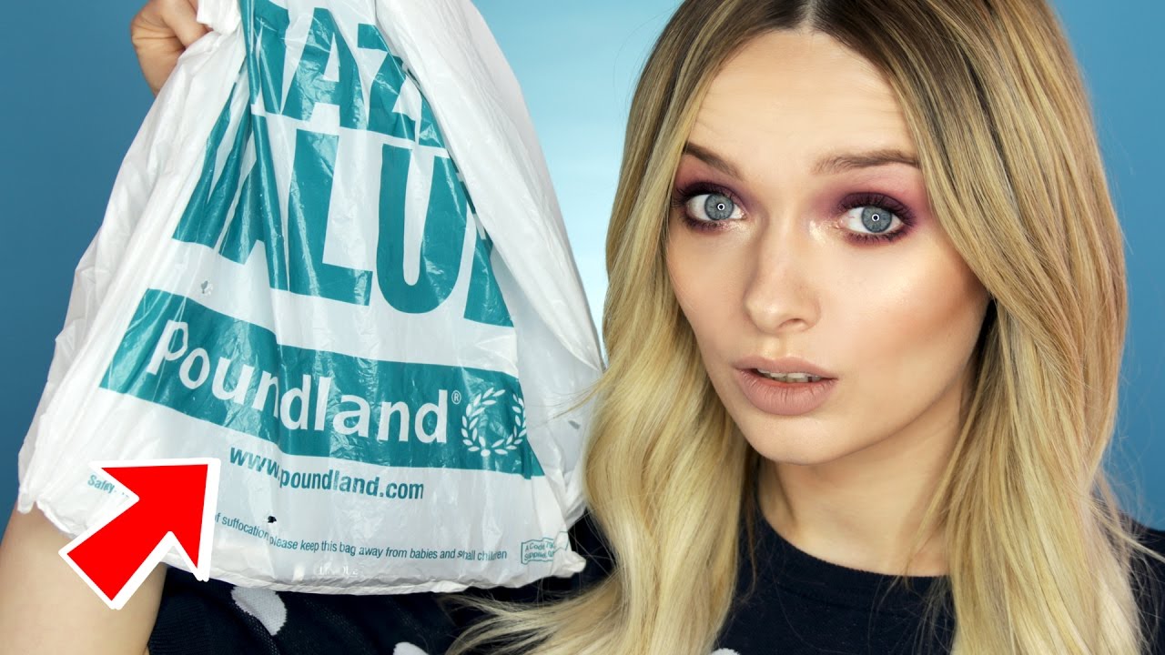 TESTING £1 MAKEUP FROM POUNDLAND! // MyPaleSkin