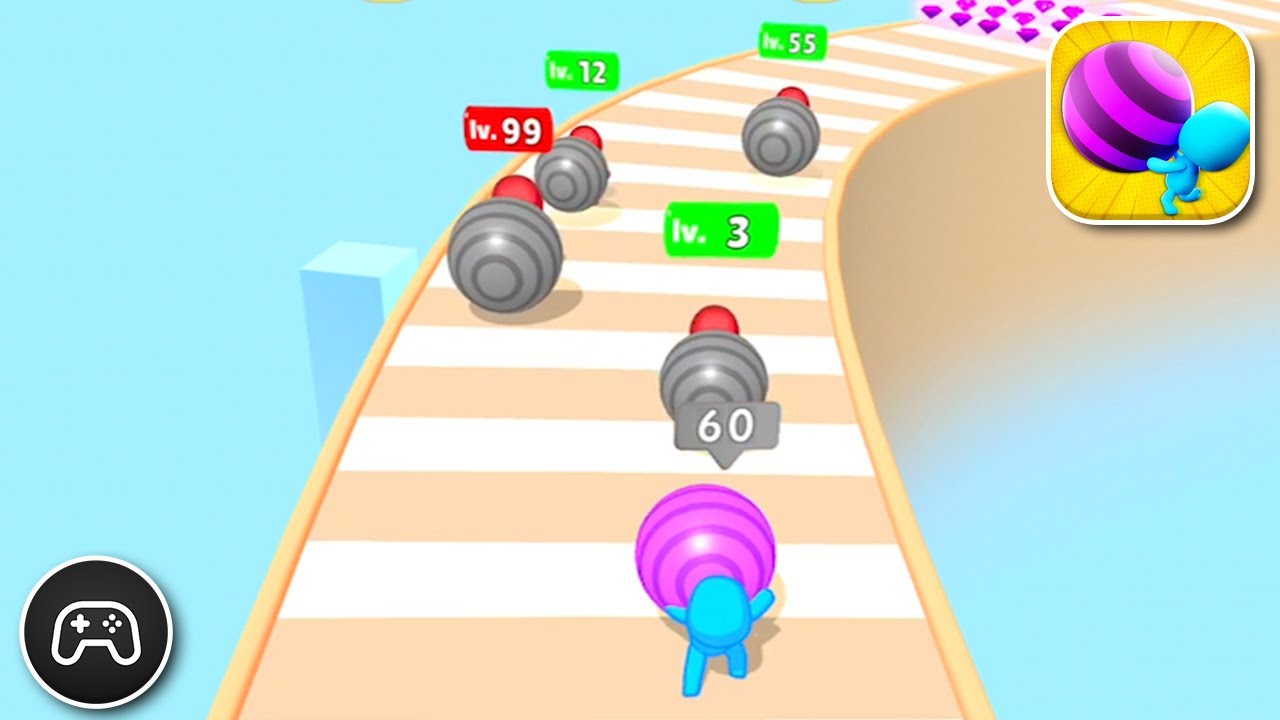 Belly Ball Runner - Gameplay Walkthrough Part 5 - Casual Game Levels 26-30 (iOS, Android)