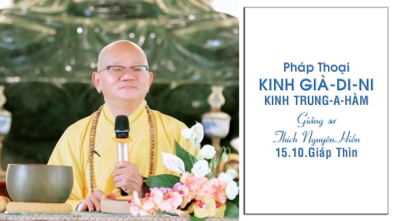 KINH GIÀ-DI-NI (KINH TRUNG-A-HÀM), Thích Nguyên Hiền giảng