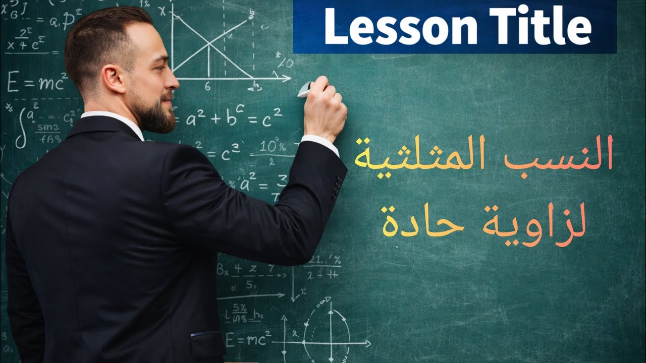 النسب المثلثية للزاوية الحادة