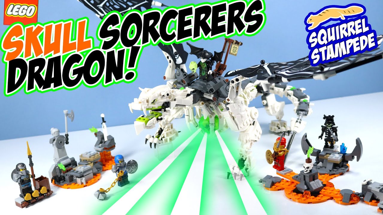 LEGO Ninjago Skull Sorcerer's Dragon Speed Build Review