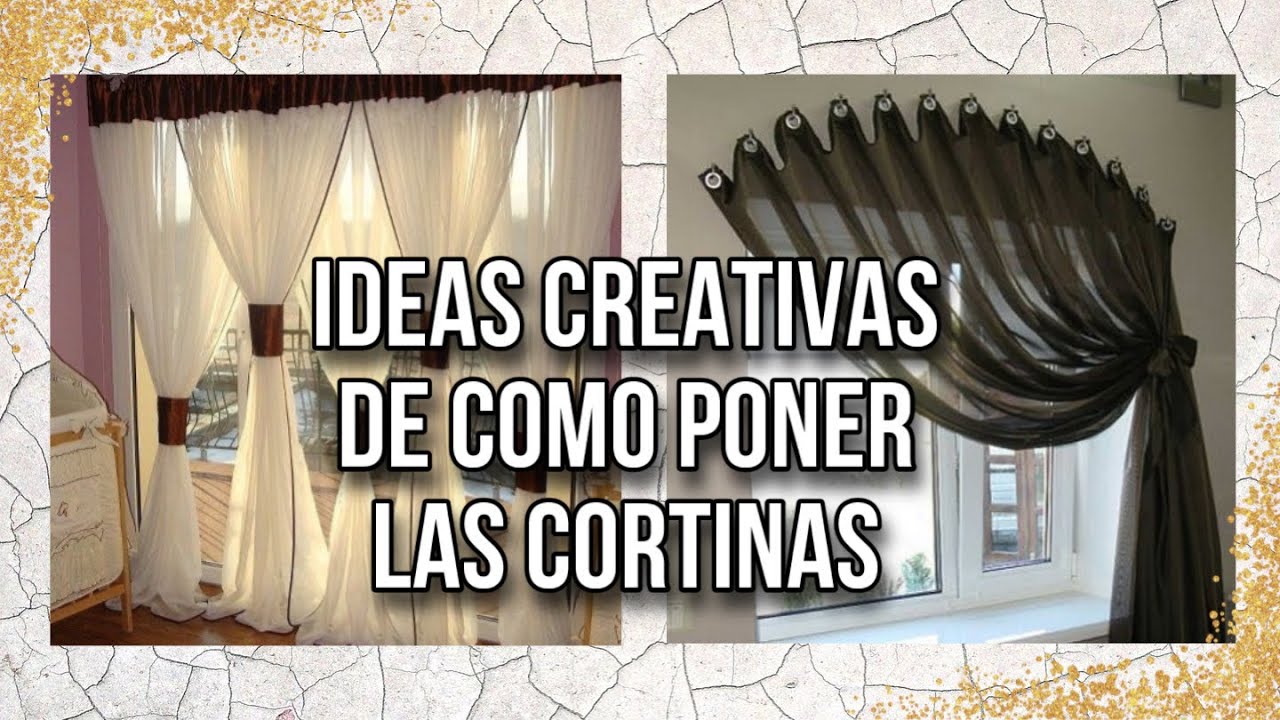 Ideas y maneras de como poner las cortinas en la ventana
