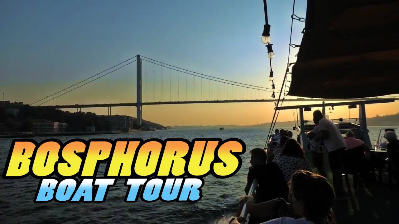 Bosphorus Boat Tour - Istanbul - Turkey (4k)