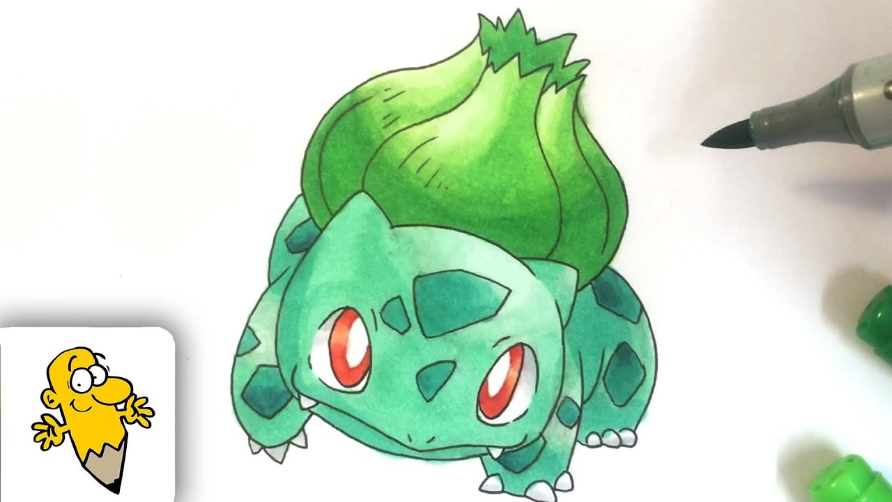 Draw Pok&eacute;mon #001 Bulbasaur