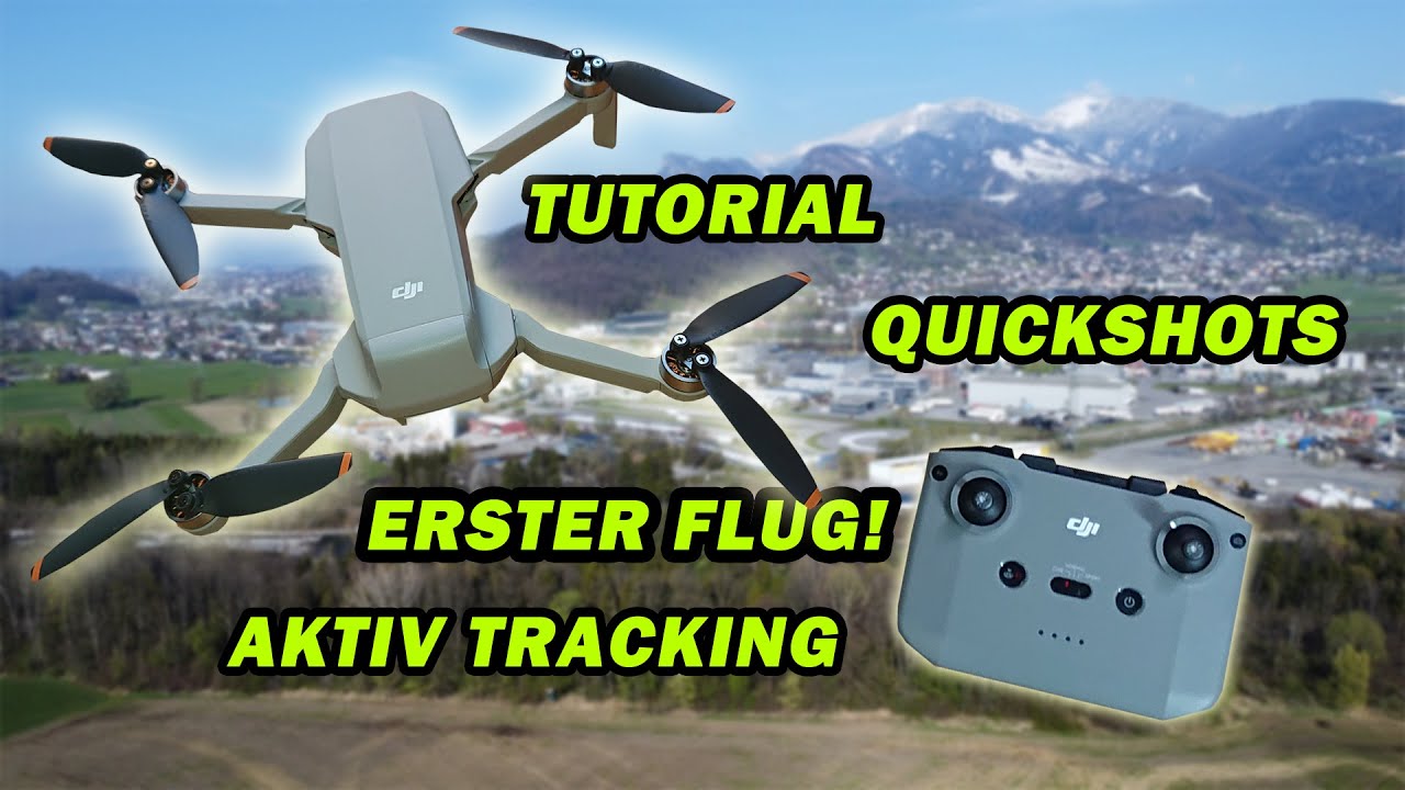 DJI MINI 2 - MEIN ERSTER FLUG + Erklärung der Funktionen und Bedienung! | QUICKSHOTS | AKTIVTRACKING