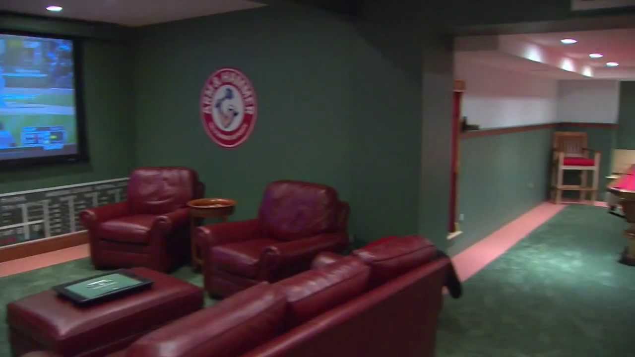 Red Sox Fan's Majestic Fenway Basement