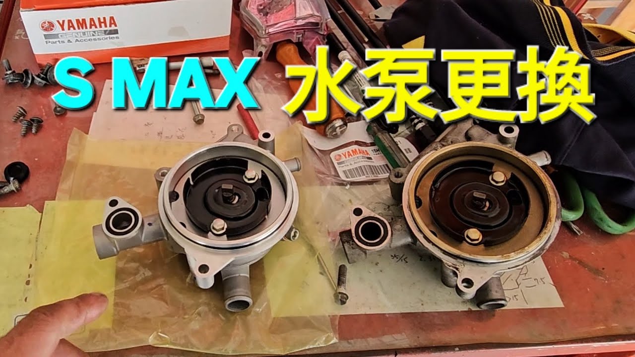 YAMAHA S MAX 155水泵更換