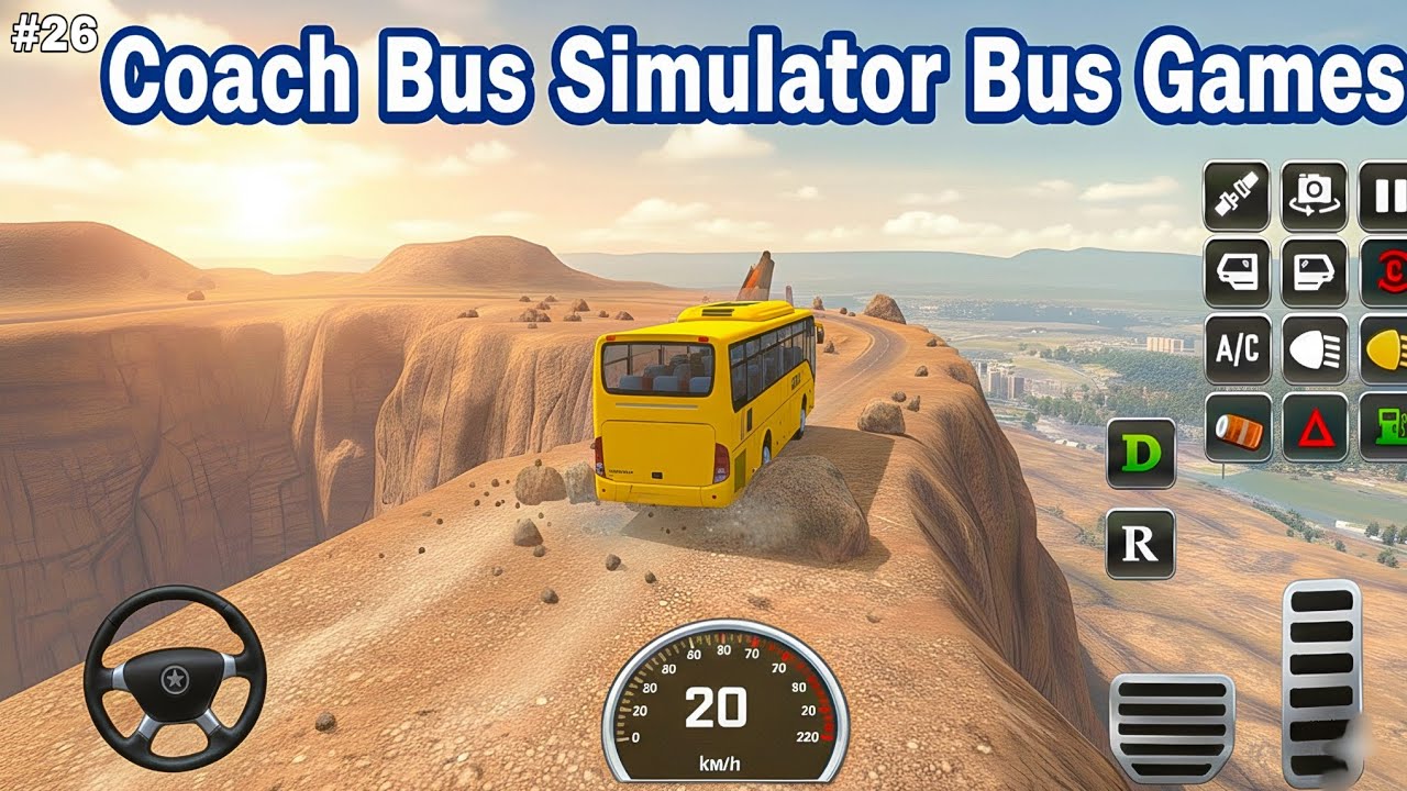  Coach Bus Simulator Bus Games || Part 2 Game Play 