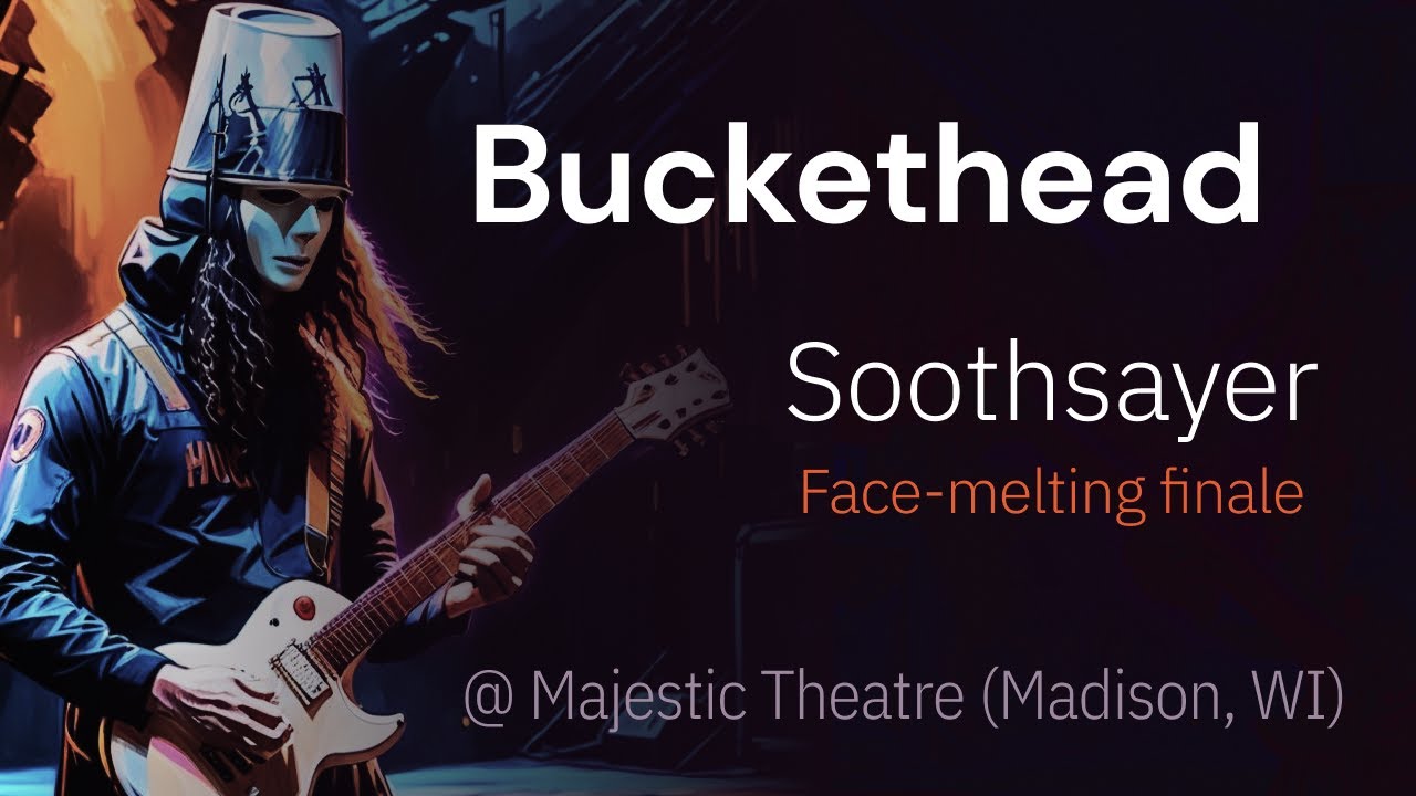 Buckethead - Soothsayer (Face-Melting Solo Finale) @ Majestic Theatre, Madison WI | August 15, 2024