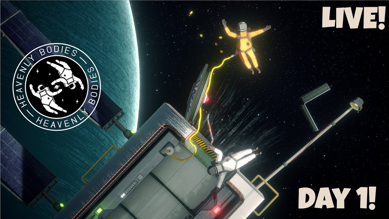 ZERO GRAVITY CHAOS! 🚀 Heavenly Bodies First Time Gameplay