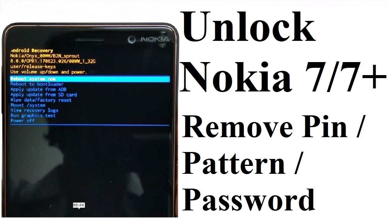 ЗАБЫЛИ ПАРОЛЬ — Как разблокировать и сделать полный сброс настроек Nokia 7 Plus