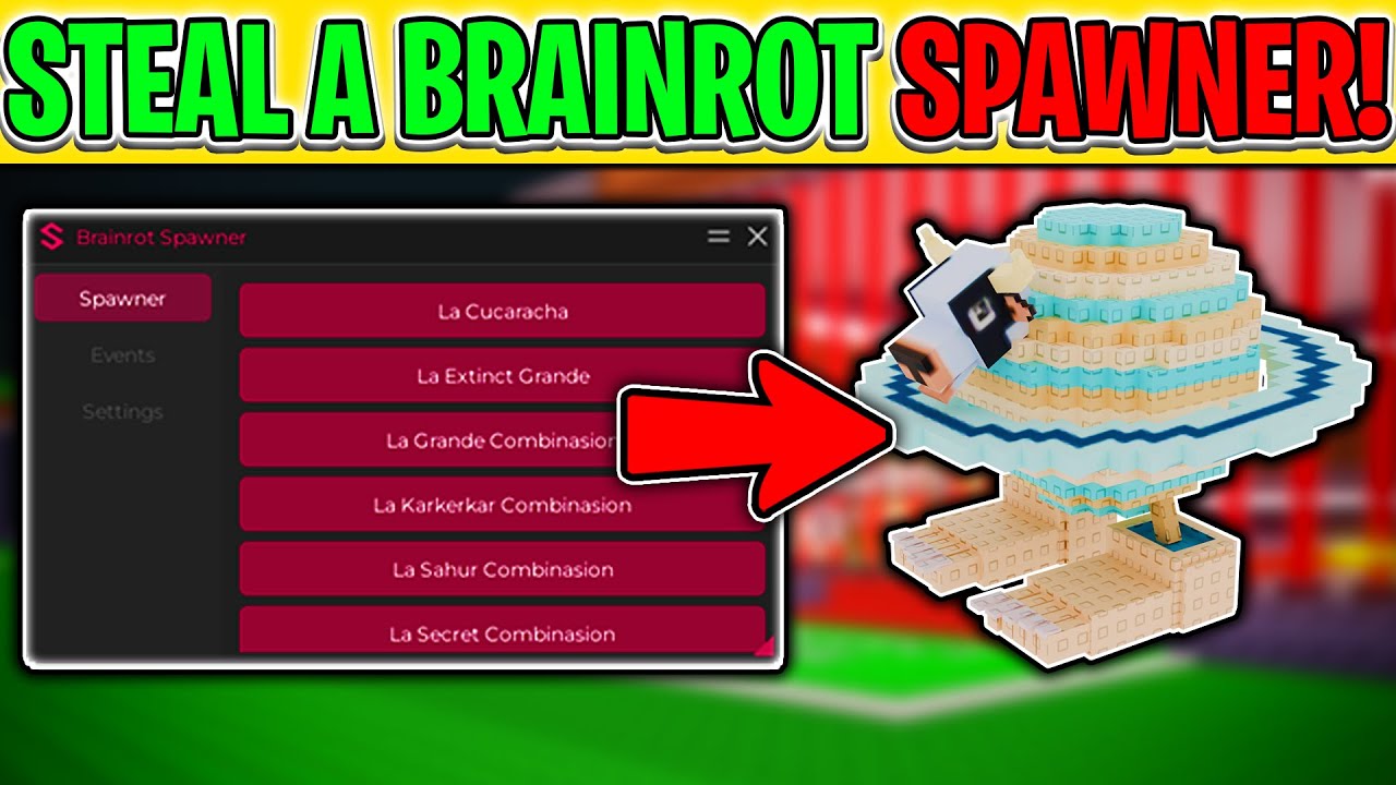 Укради скрипт Brainrot | АДМИНИСТРАТИВНЫЕ КОМАНДЫ, СОБЫТИЯ, ВОЗБУЖДЕНИЕ МОЗГОРОДА И МНОГОЕ ДРУГОЕ...
