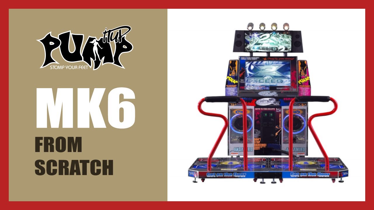 I build my custom PUMP IT UP MK6 v1 computer from scratch ✔