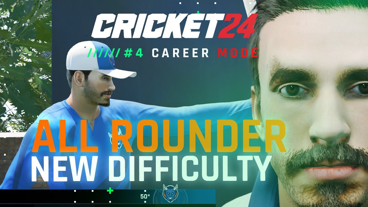 True All Rounder Performance - Cricket 24 Careeer Mode PC Gameplay