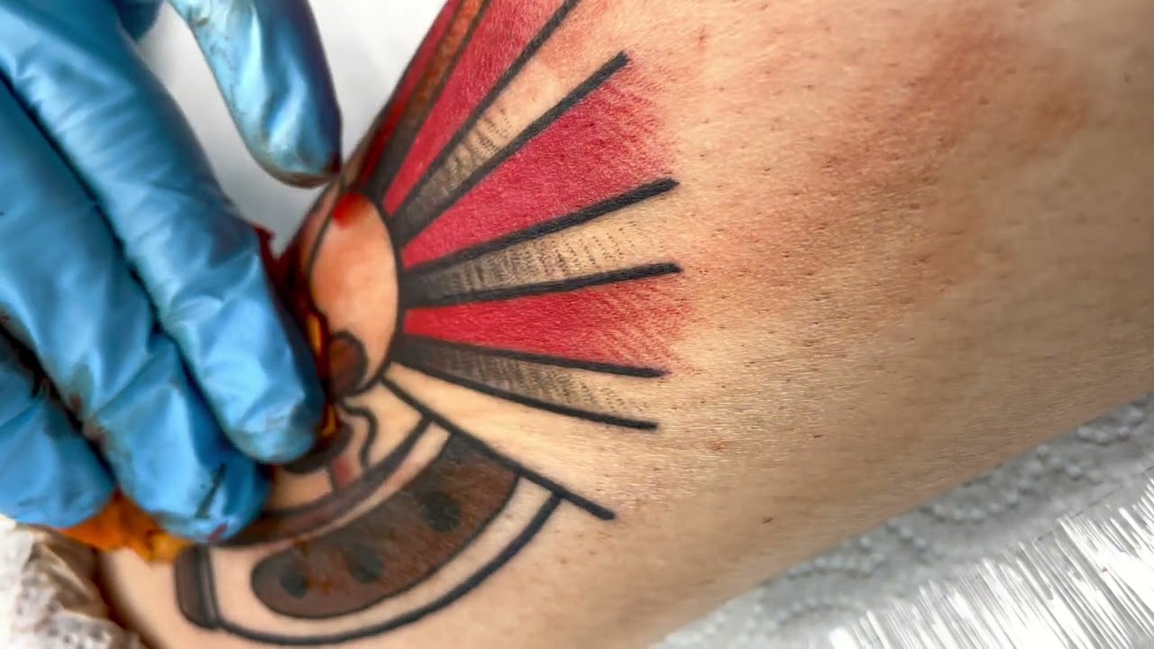 Real Time Tattoo Painting Techniques | Mixed Needle Codes