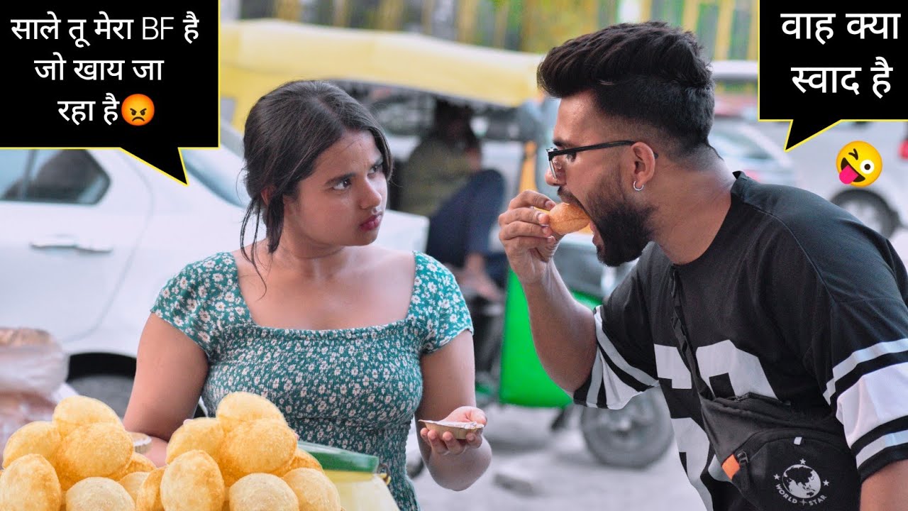 Food Snatching Prank | Re Uploaded Best Prank | Eating Golgappe Funny Prank | By Shainy Khan