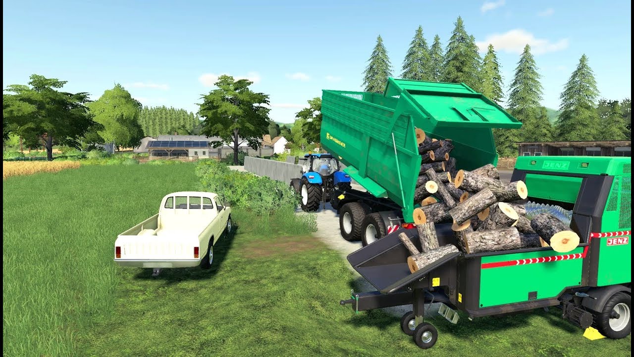 Fast effective woodchipping in Zweisternhof - FS19