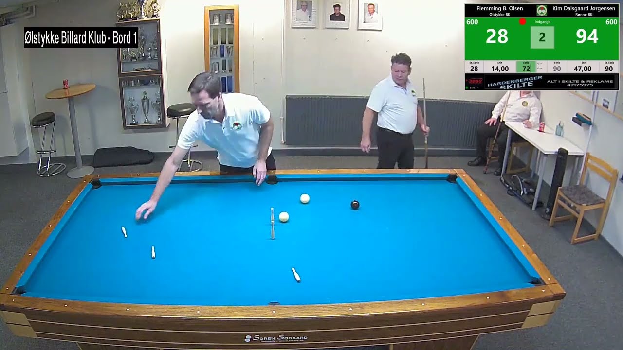 bord 1 Flemming B Olsen ØBK vs Kim Dalsgaard Jørgensen Rønne 2 div