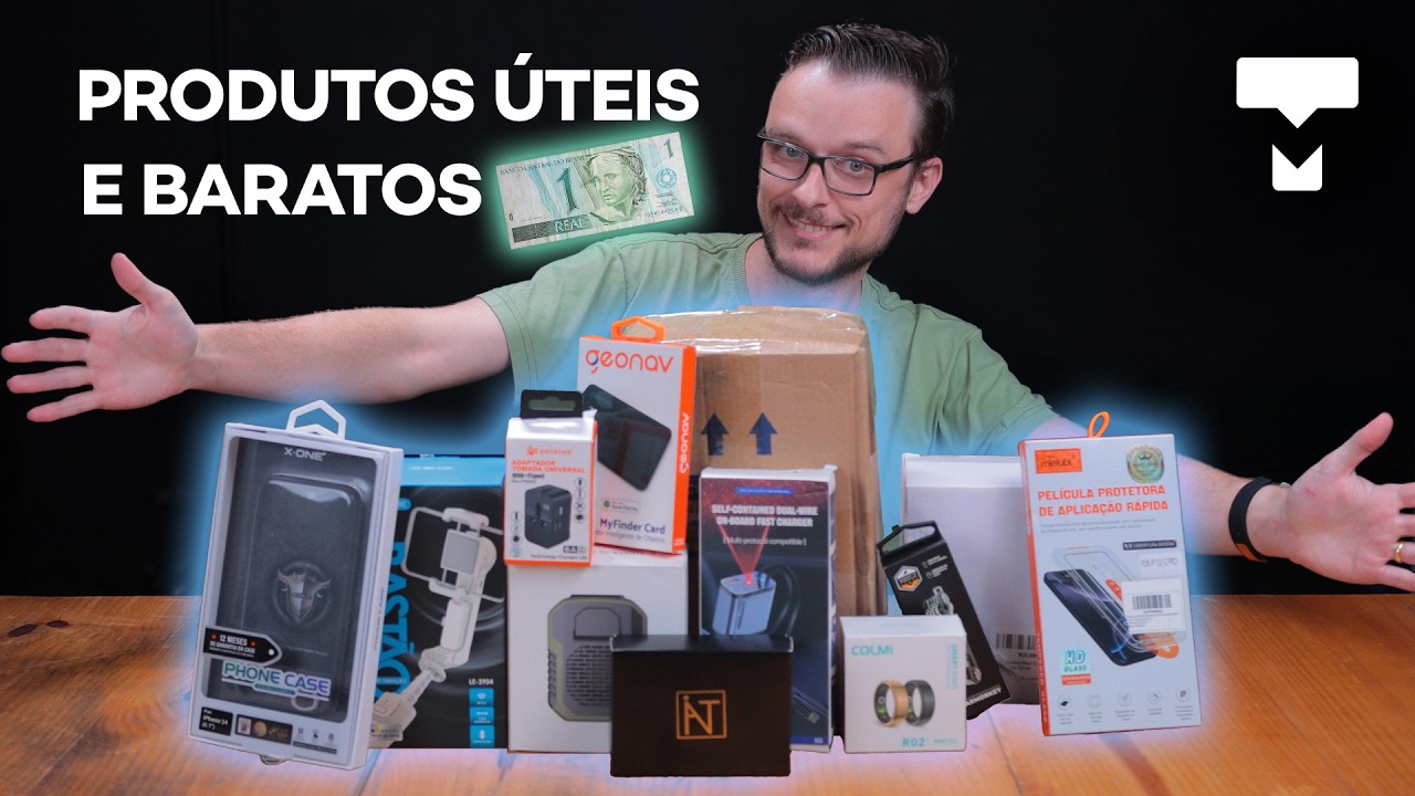 GASTEI R$ 1.000 em PRODUTOS da internet QUE MELHORAM A VIDA