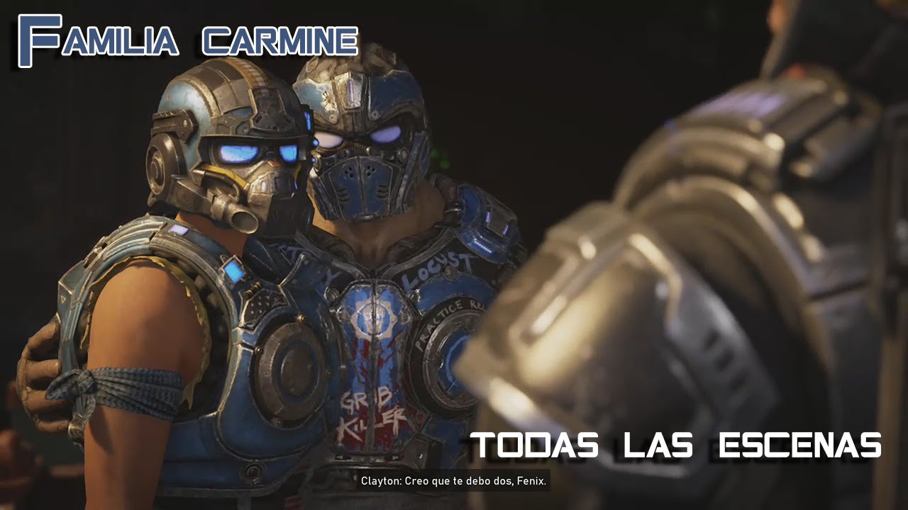 Todas las escenas de la familia CARMINE/Gears 5(Clayton y lizzie Carmine)