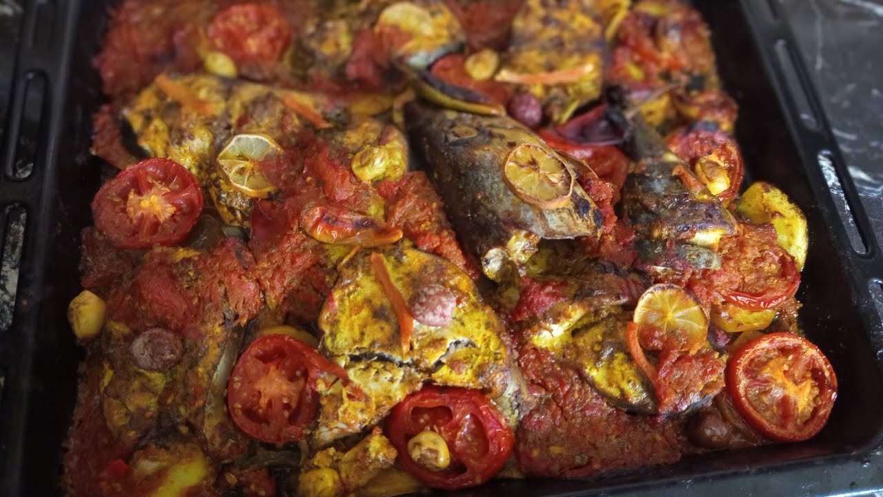 طريقة تحضير الحوت في في الفران كيجي زوين بزااف 🤤🥰