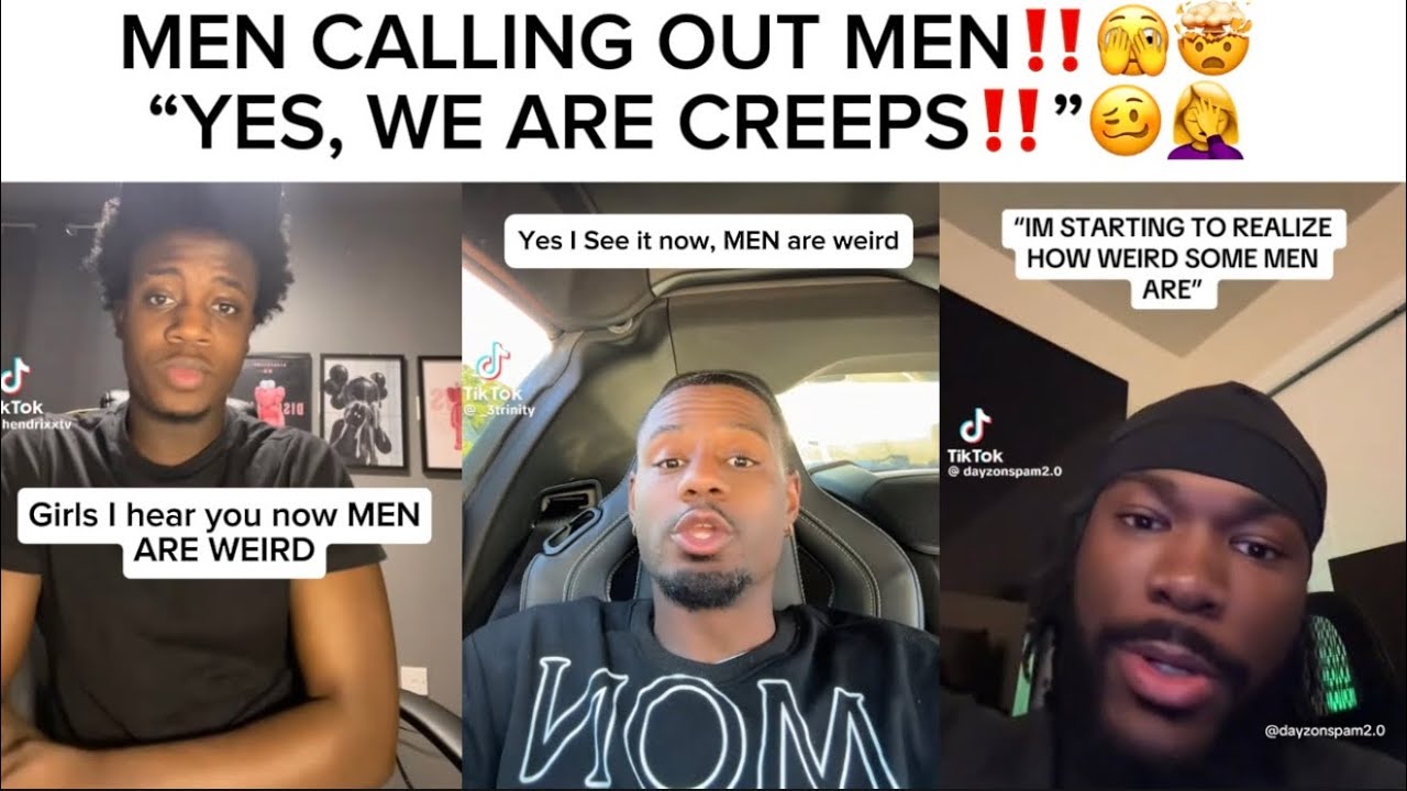 MEN FINALLY ADMIT THAT MEN ARE WEIRD🥴🤦‍♀️MEN HOLDING MEN ACCOUNTABLE ‼️🤨