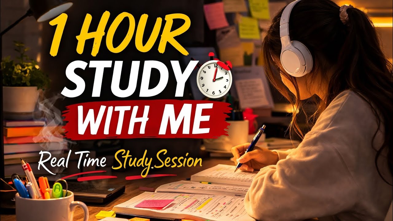 “Study With Me 60 Minutes ⏳ | Ultimate Focus Session”