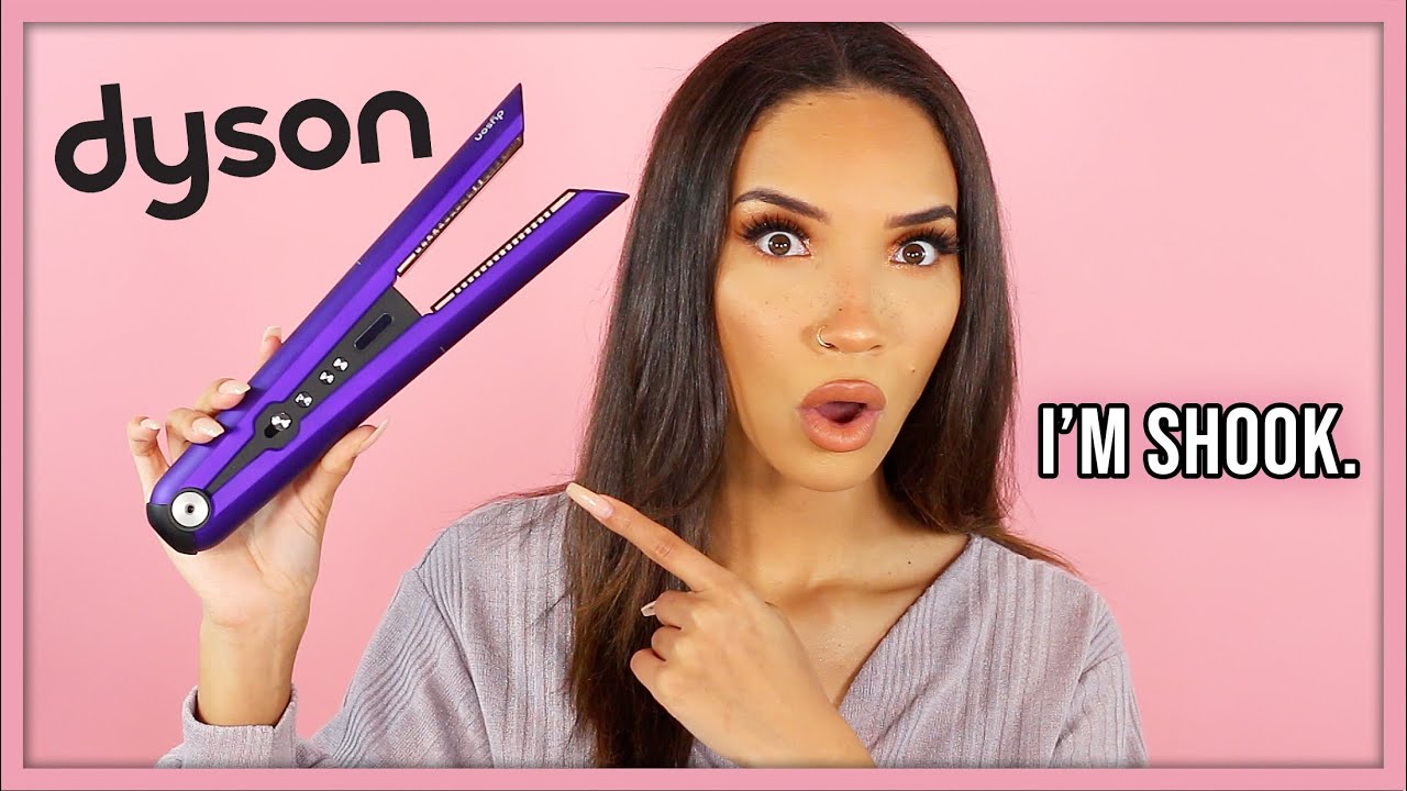 This Flat Iron Has Me SHOOK! | Hair Straightening Routine