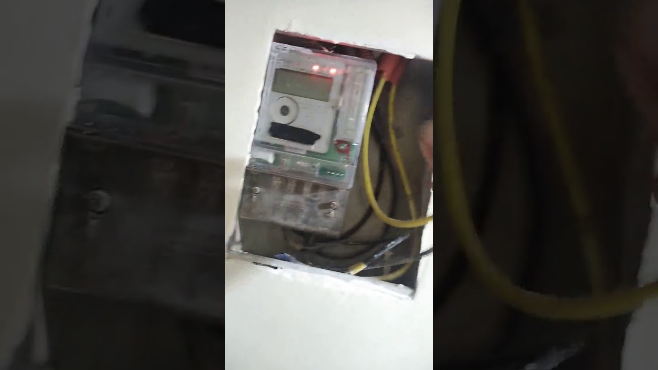 تثبيت العداد و تغيير السلك الالمونيا الى نحاس  والغاء السرقه الغلط وتفعيل العداد