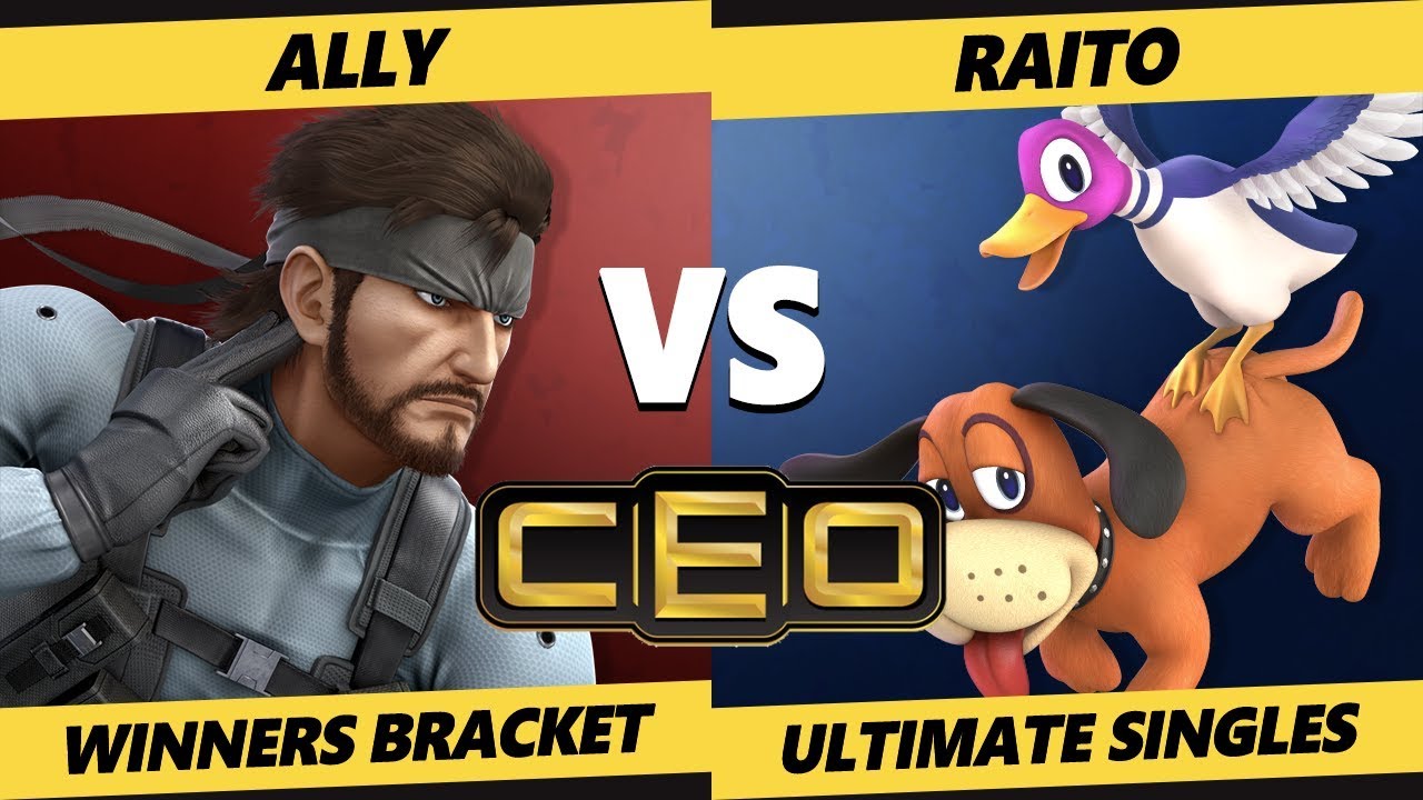CEO 2019 SSBU - Ally (Snake) Vs. Raito (Duck Hunt) Smash Ultimate Tournament Top 192 Winners