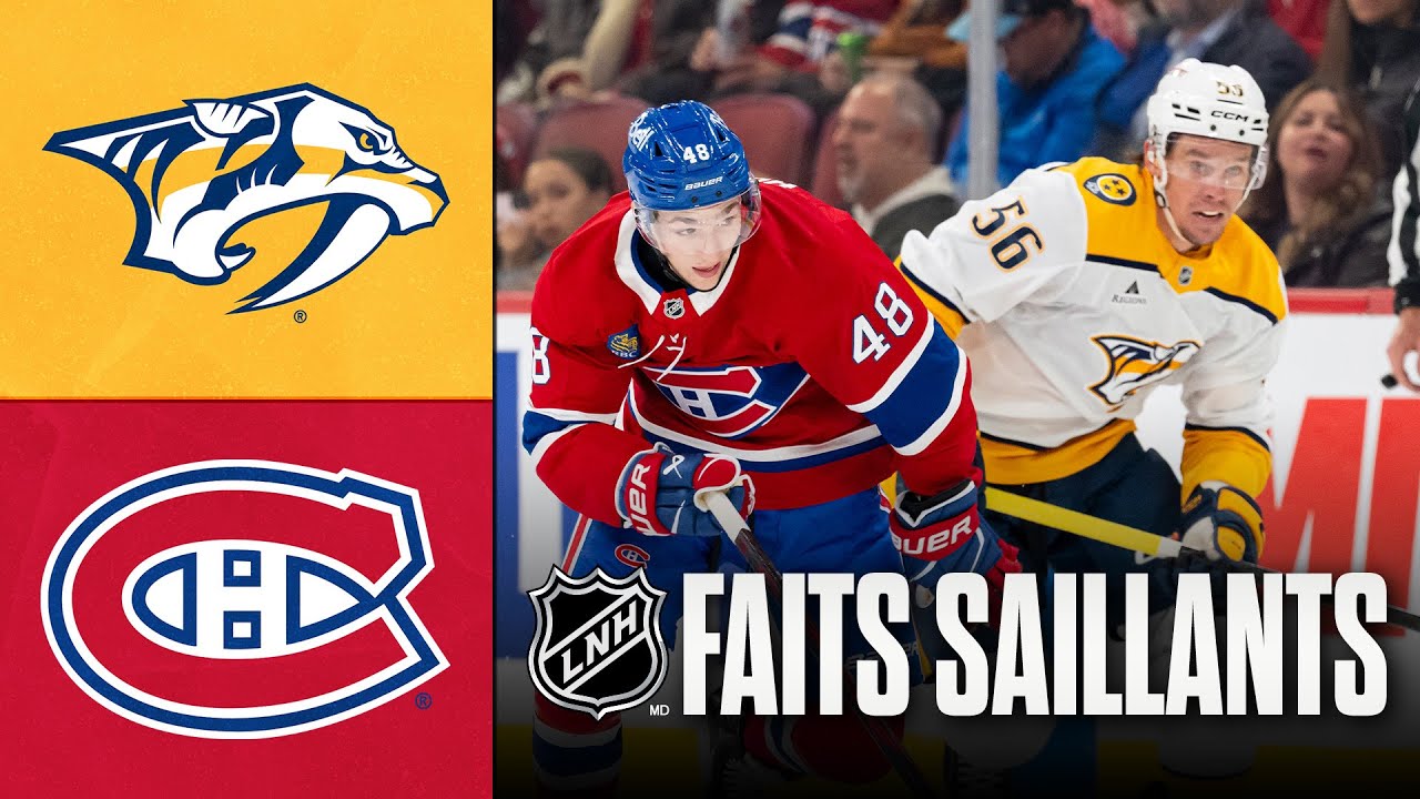 Predators vs Canadiens | 16/10/25 | Faits saillants