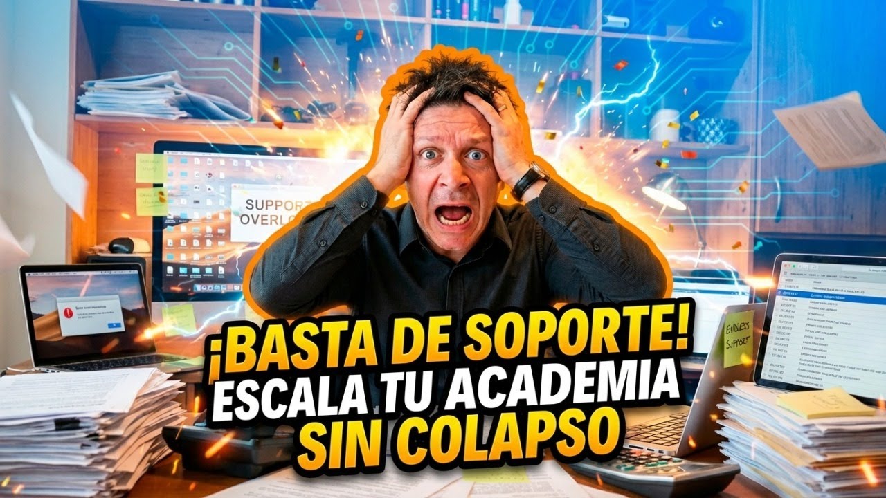 Cómo escalar tu academia online sin colapsar tu equipo de soporte