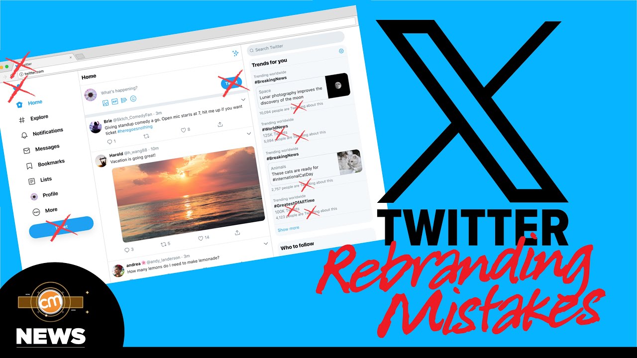 X Twitter Rebranding Mistakes | CMI News