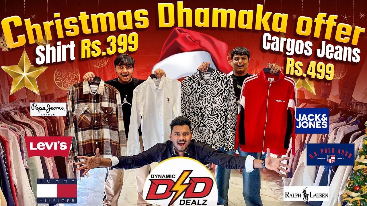 100% Original Brands 2025 Articles | Branded Clothes in Hyderabad | Dynamic Deals | US Polo @Levi's
