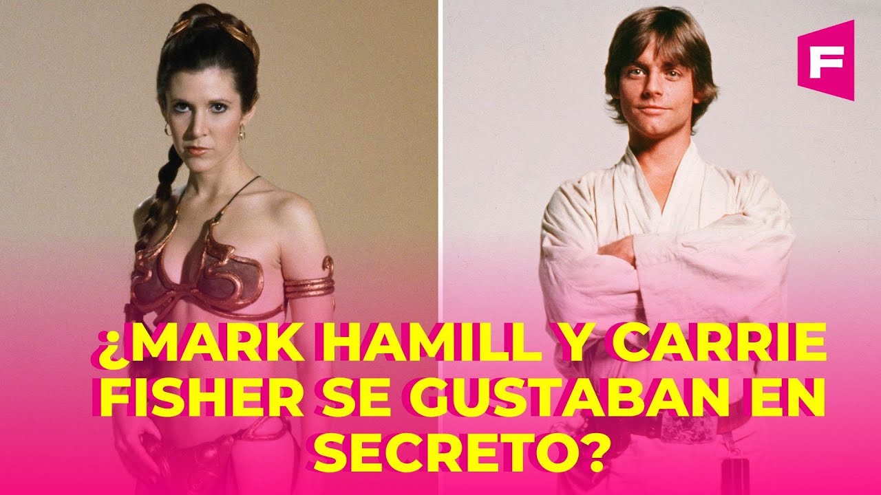Mark Hamill besó a Carrie Fisher detrás de cámaras, pero nunca la quiso como novia