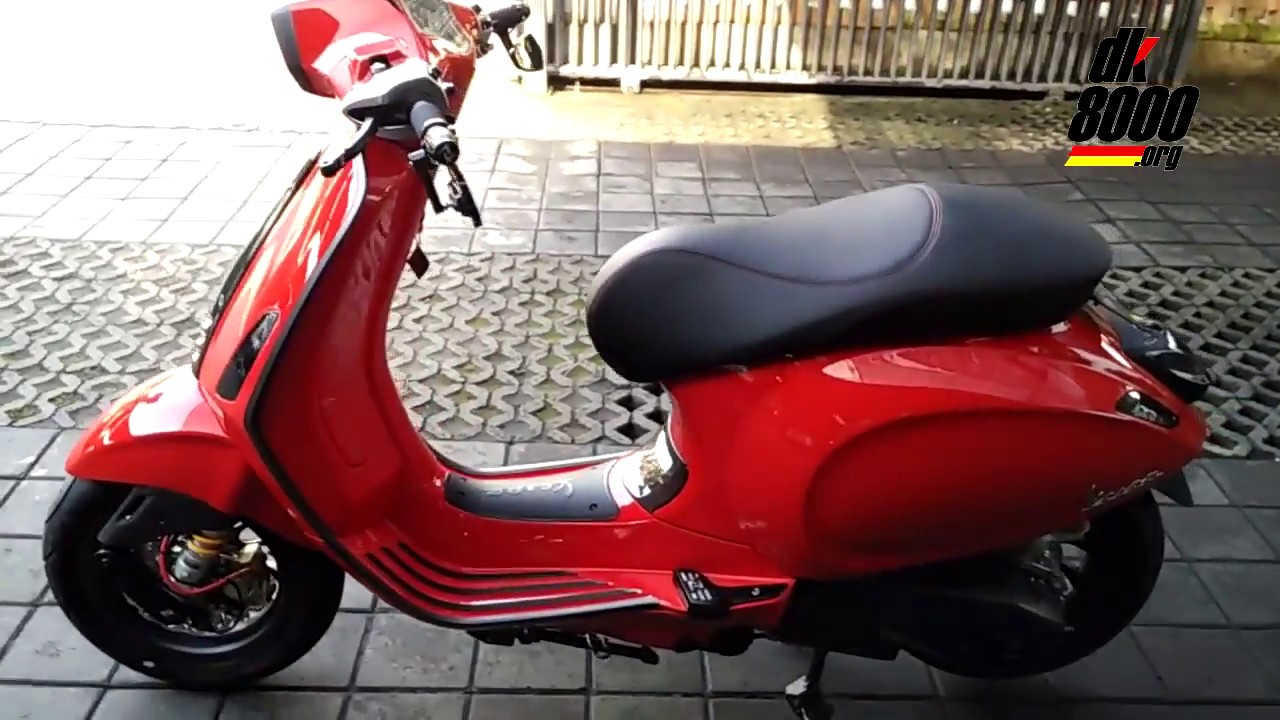 Modifikasi gahar dari sebuah Vespa Sprint