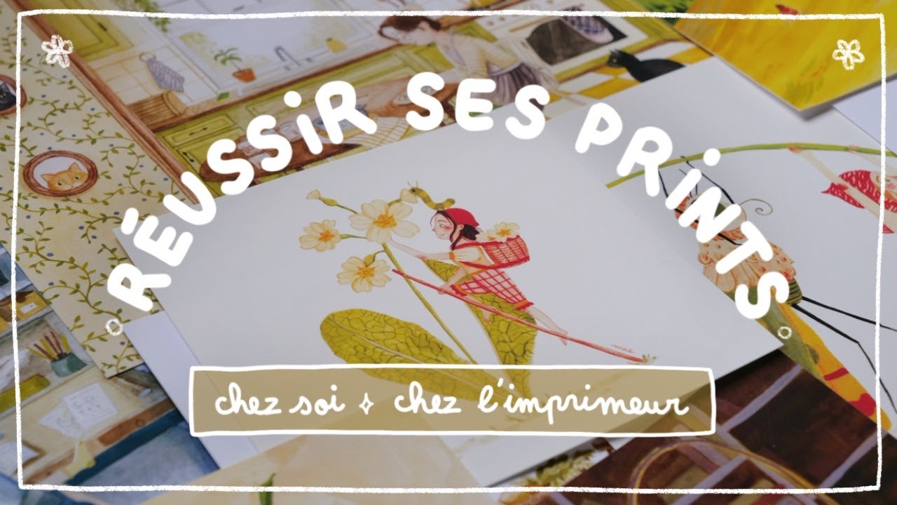Imprimer ses illustrations ✿ Mes conseils pour réussir ses prints ! Papier, formats, couleurs...