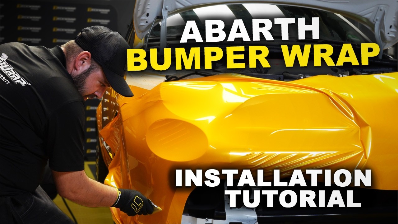 Wrapping the Bumper with Vinyl - Installation Tutorials