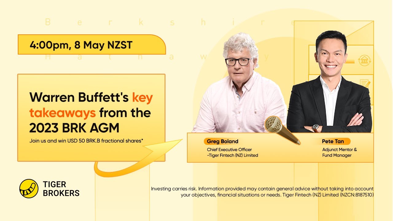 Warren Buffett's key takeaways from the 2023 BRK AGM