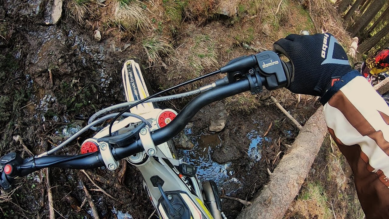Hard Enduro on a Trials Bike