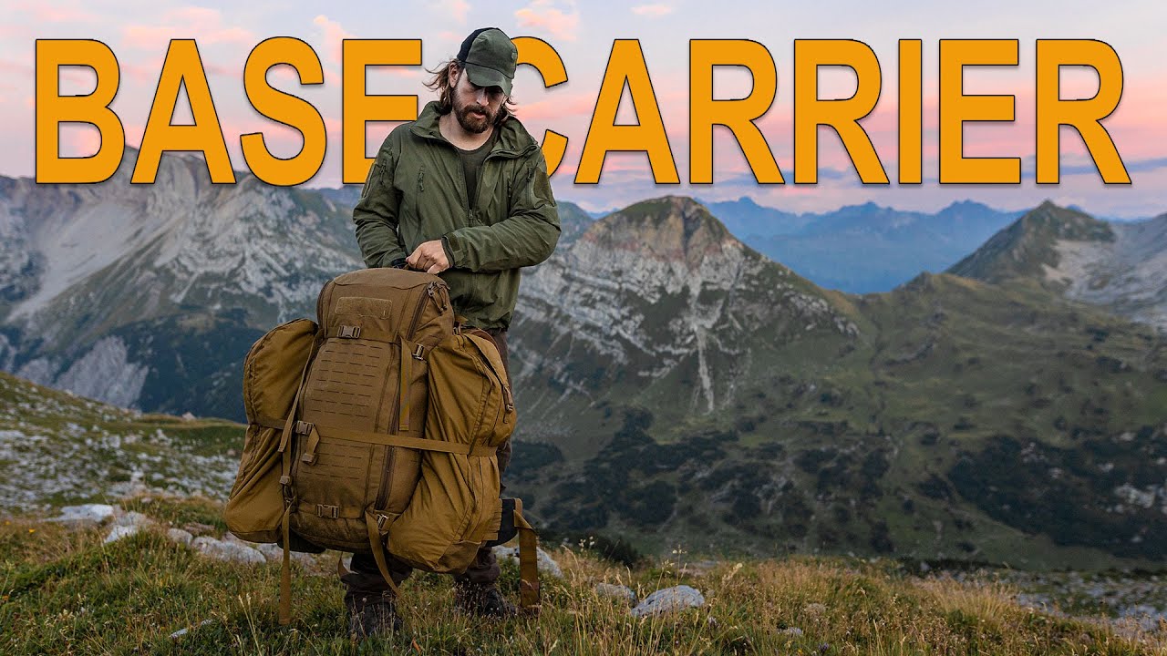 TT Base Carrier - Lastenkraxe für schweres Gepäck - Mit Front-Side Pouch und Base Carrier Pack 65
