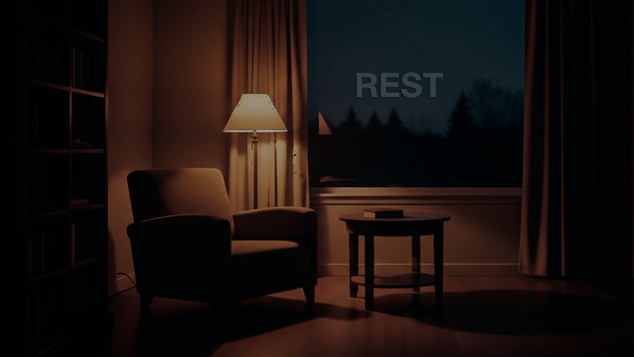 REST — Night Room for Sleep & Reading (2 Hours Ambient)