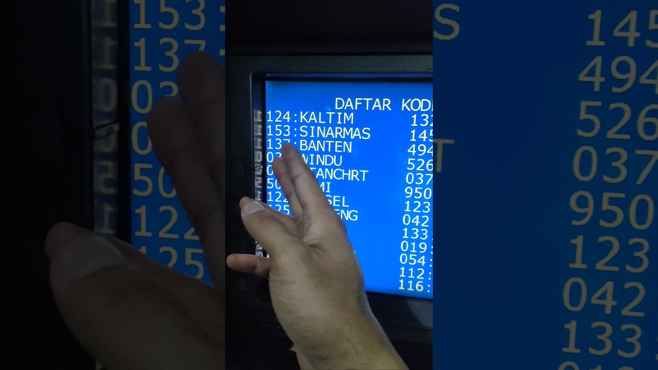 Kode bank KALTIM !! Simak videonya!! #atm #kaltim #viralshort