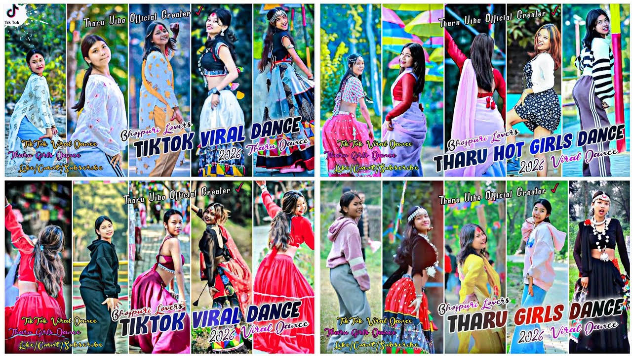 #instatrending_girls_dance 🫵😅 Tharu viral girls Dance #bhojpurilover #likeandsubscribe #foryou 